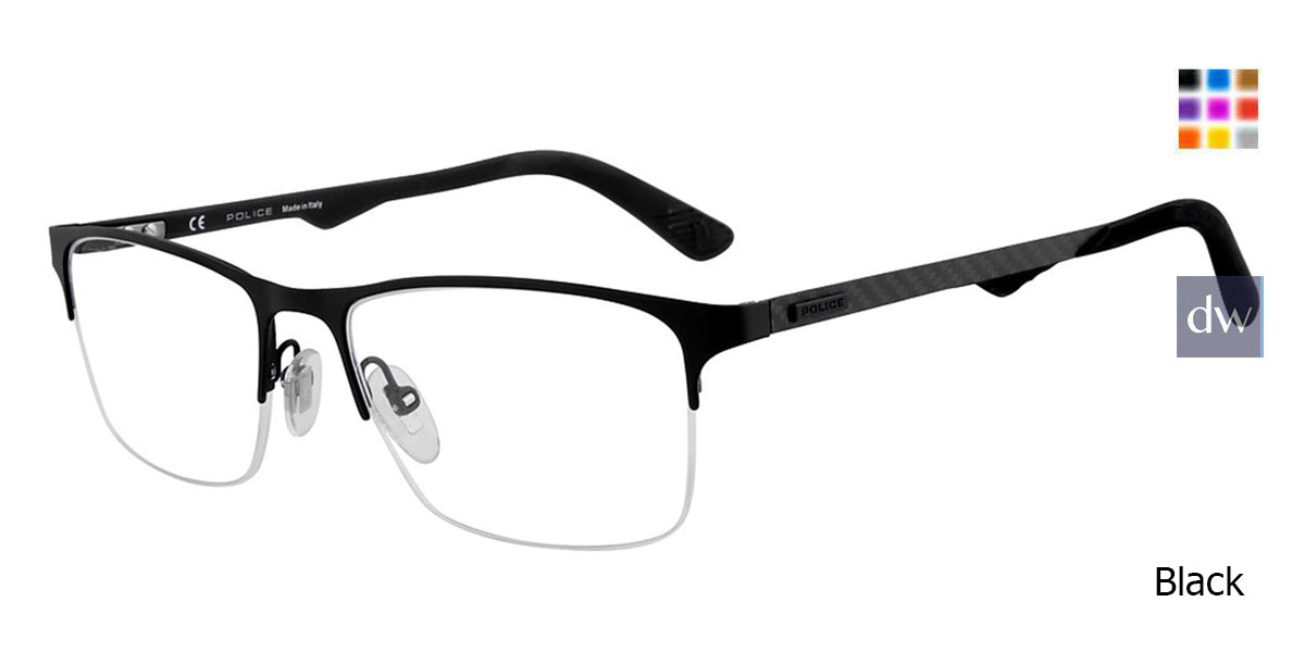 Black Police VPL693 Eyeglasses.