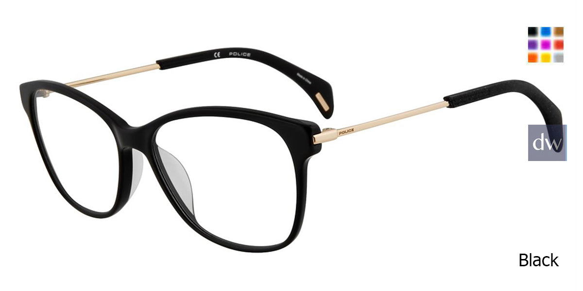 Black Police VPL729 Eyeglasses.