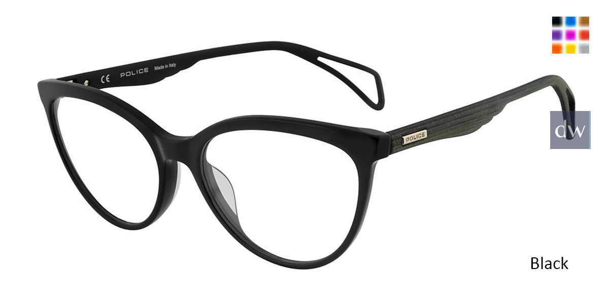 Black Police VPL735 Eyeglasses.