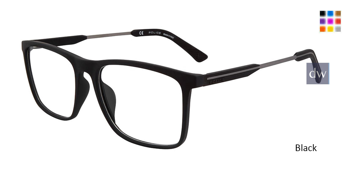 Black Police VPL797 Eyeglasses.