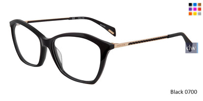 Black 0700 Police VPL840 Eyeglasses.