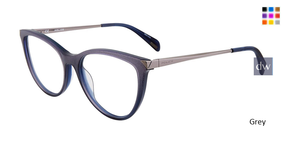 Grey Police VPL842 Eyeglasses.