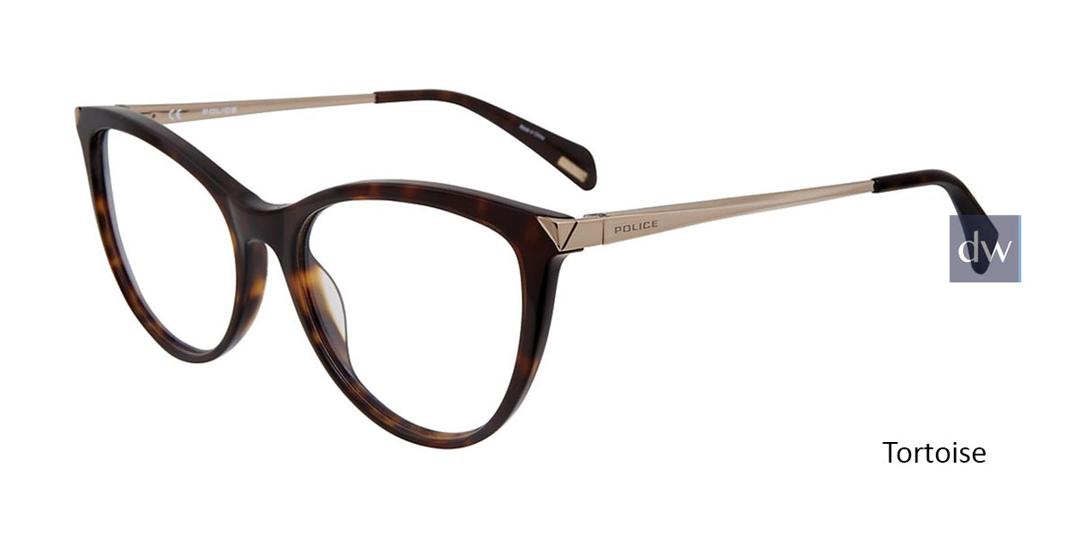 Tortoise Police VPL842 Eyeglasses.