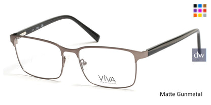 Matte Gunmetal Viva VV4021 Eyeglasses.