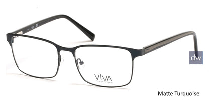 Matte Turquoise Viva VV4021 Eyeglasses.