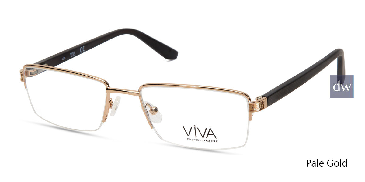 Pale Gold Viva VV4039 Eyeglasses.