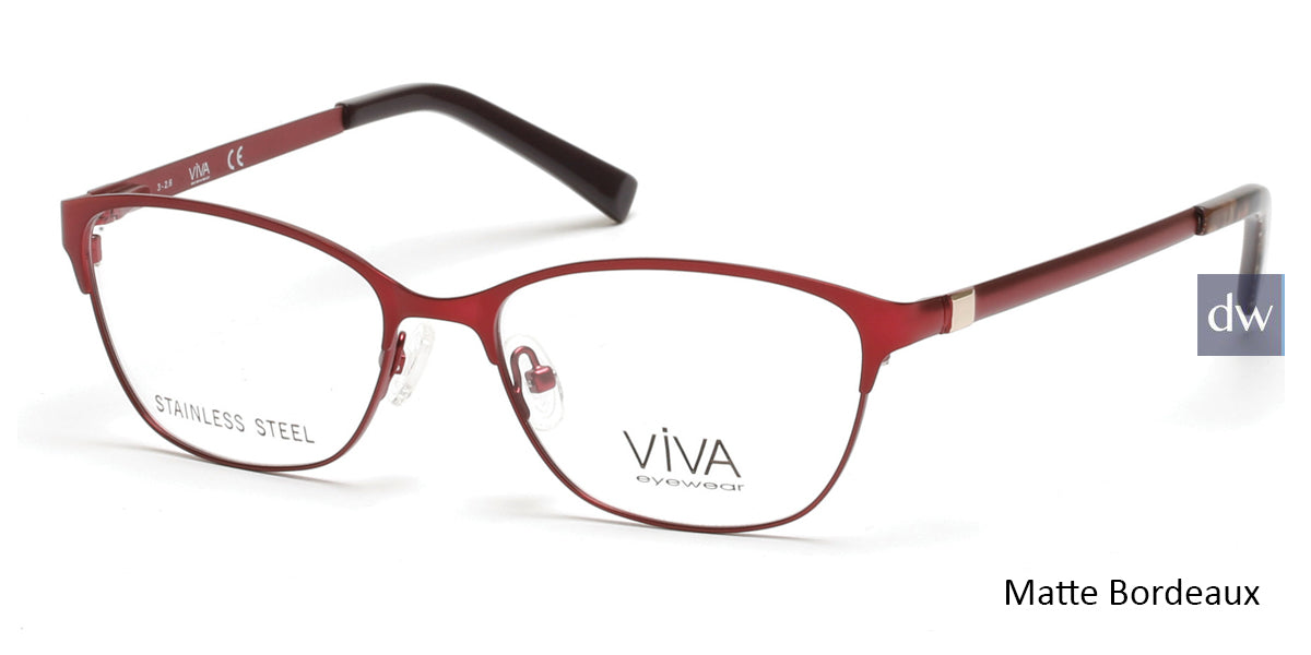 Matte Bordeaux Viva VV4506 Eyeglasses.