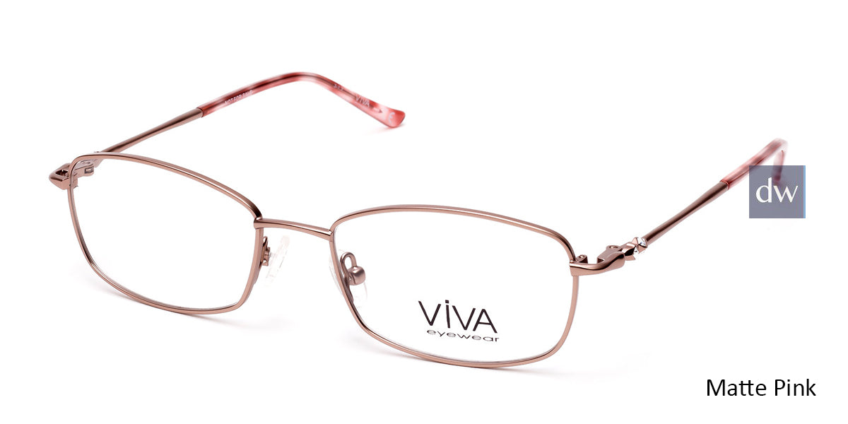 Matte Pink Viva VV4510 Eyeglasses.