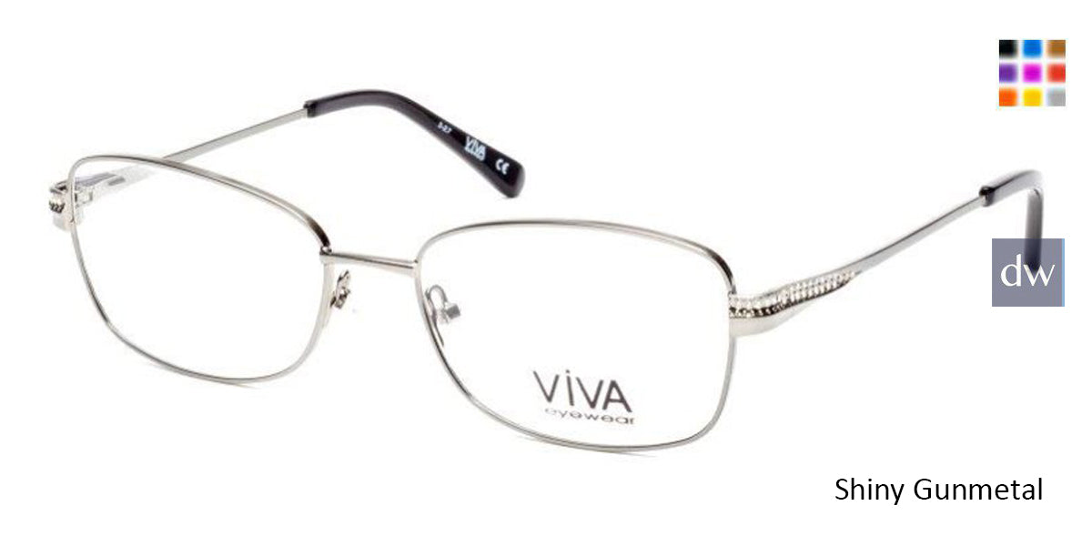 Shiny Gunmetal Viva VV4511 Eyeglasses.