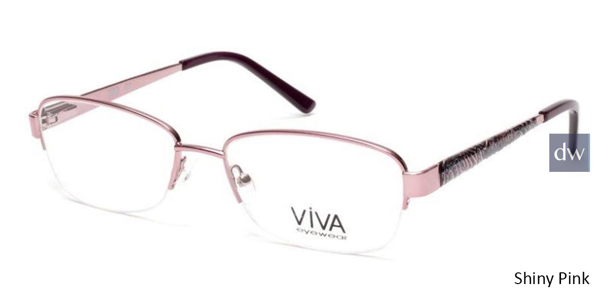 Shiny Pink Viva VV4512 Eyeglasses.