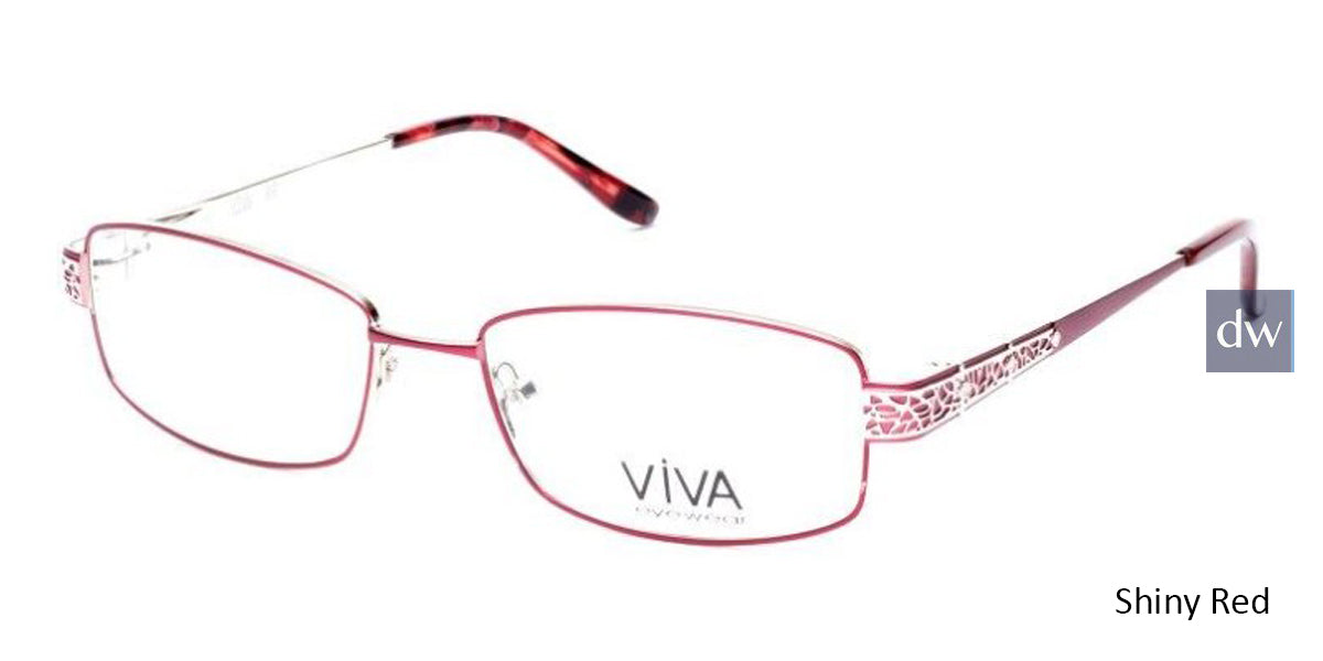 Shiny Red Viva VV4513 Eyeglasses.