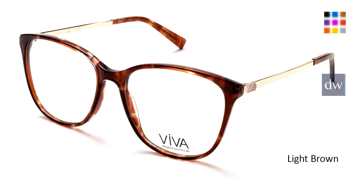 Light Brown Viva VV4516 Eyeglasses.