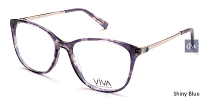 Shiny Blue Viva VV4516 Eyeglasses.