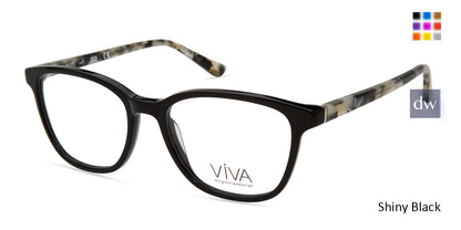 Shiny Black Viva VV4517 Eyeglasses.