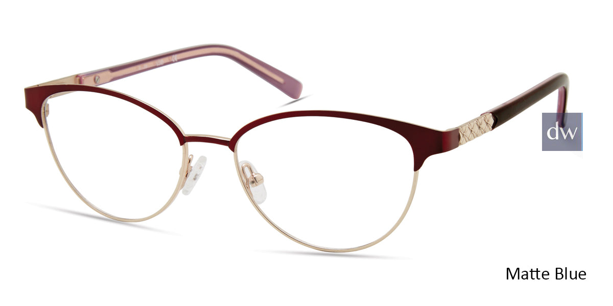 Matte Blue Viva VV4519 Eyeglasses.