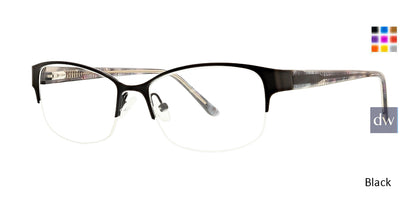 Black Xoxo Ventura Eyeglasses.