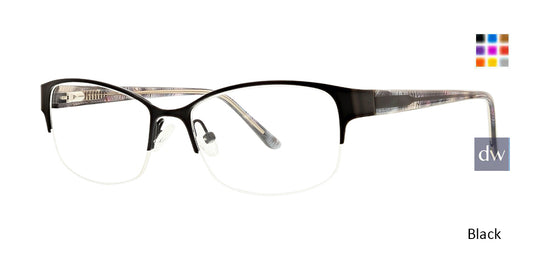 Black Xoxo Ventura Eyeglasses.