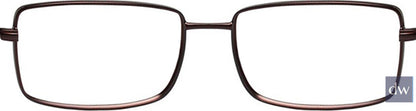 Matte Brown (c03) Vision's 215 Eyeglasses.