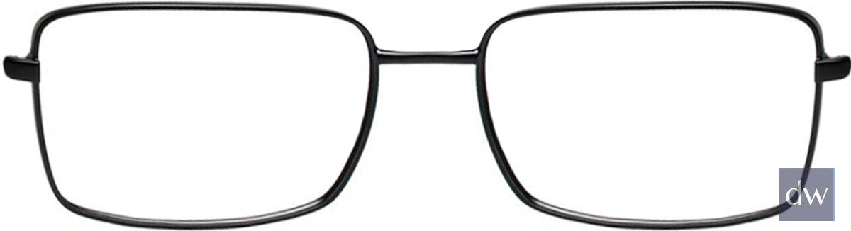 Matte Black (c03) Vision's 216 Eyeglasses.