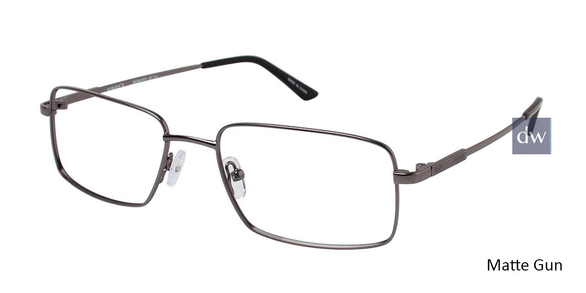 Matte Gun (c01) Vision's 216 Eyeglasses.