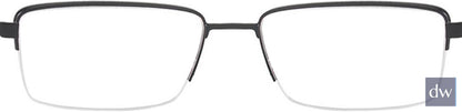 Semi-Matte Blk (c01) Vision's 231 Eyeglasses.