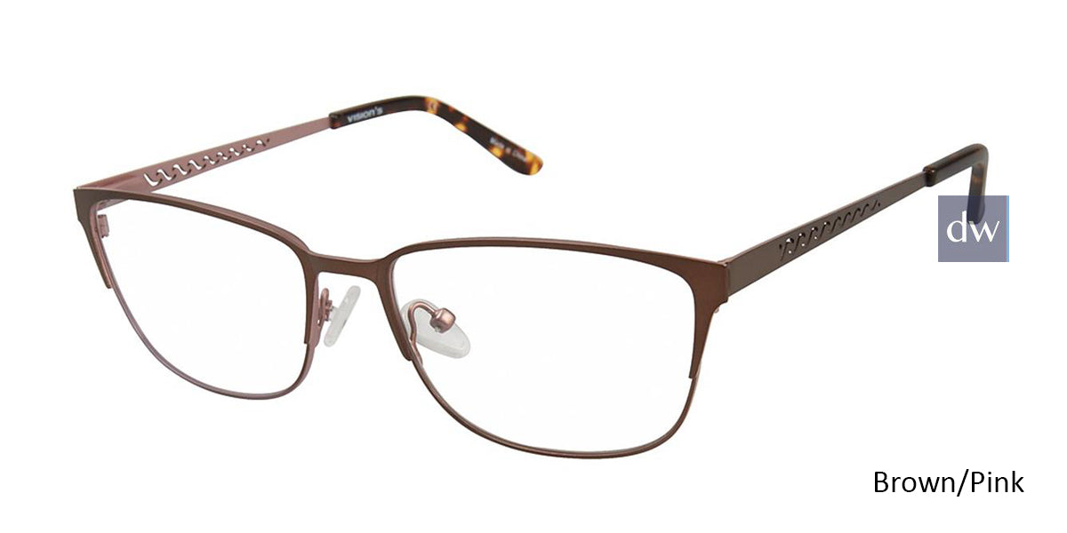 Brown/Pink (c02) Vision's 236 Eyeglasses.