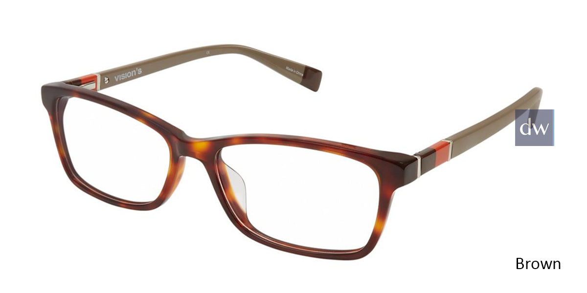 Brown (c02) Vision's 239 Eyeglasses.