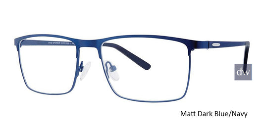 Matt Dark Blue/Navy Vivid Collection Vivid 2025 Eyeglasses.