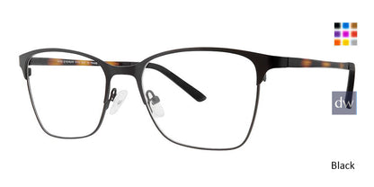 Matt Black Vivid 2027 Eyeglasses.