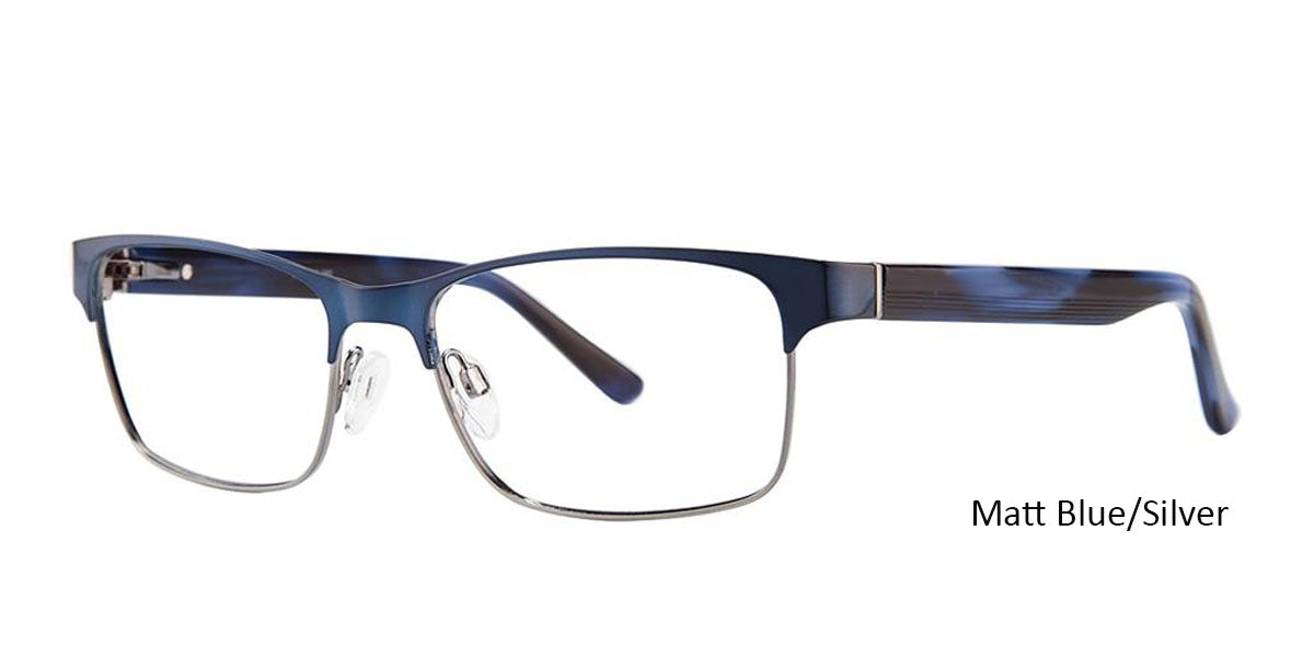 Matt Blue/Silver Vivid 383 Eyeglasses