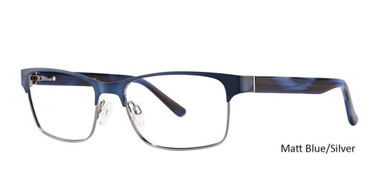 Matt Blue/Silver Vivid 383 Eyeglasses