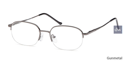 Gunmetal Capri Versailles Palace Windsor Eyeglasses.