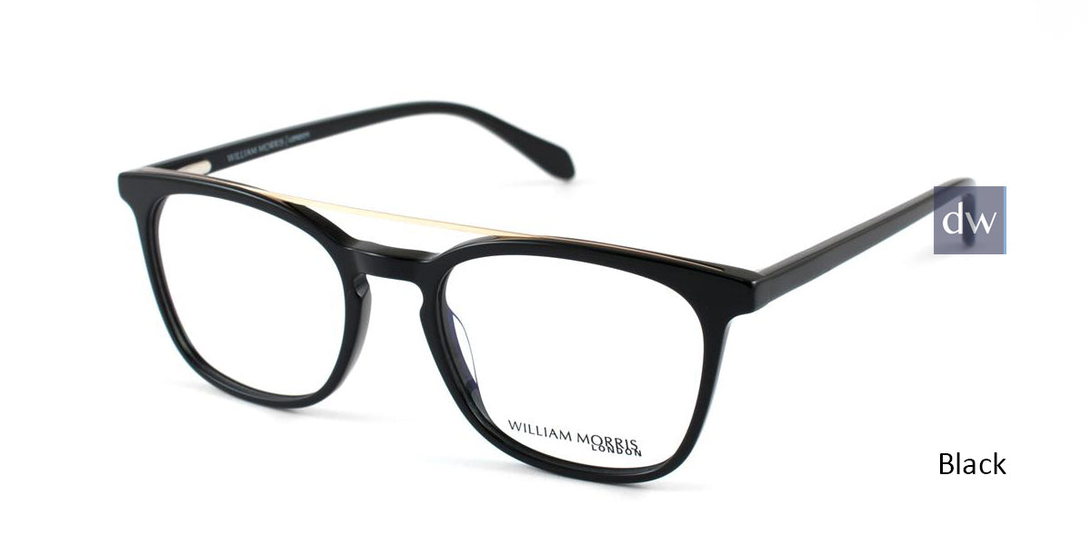 Black William Morris London WM50082 Eyeglasses