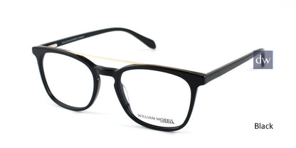 Black William Morris London WM50082 Eyeglasses