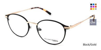 Black/Gold William Morris London WM50103 Eyeglasses.