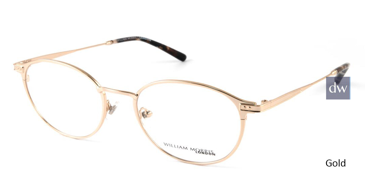 Gold William Morris London WM50103 Eyeglasses.