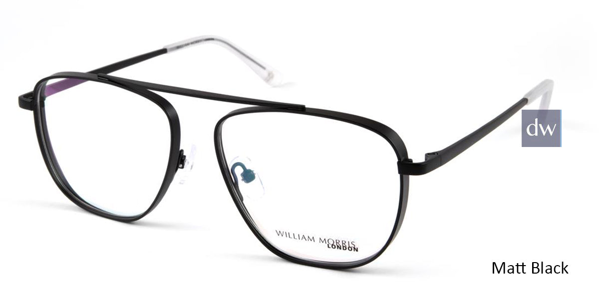 Matt Black William Morris London WM50108 Eyeglasses.