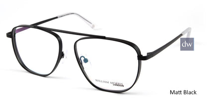 Matt Black William Morris London WM50108 Eyeglasses.