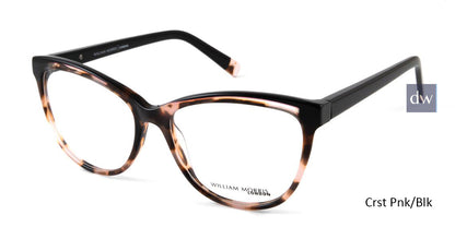 Crst Pink/Blk William Morris London WM50114 Eyeglasses.