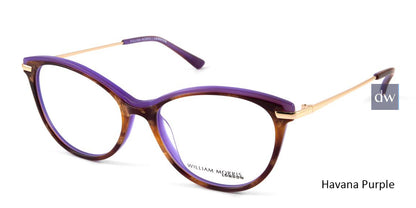Havana Purple William Morris London WM50116 Eyeglasses.