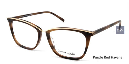 Purple Red Havana William Morris London WM50117 Eyeglasses.