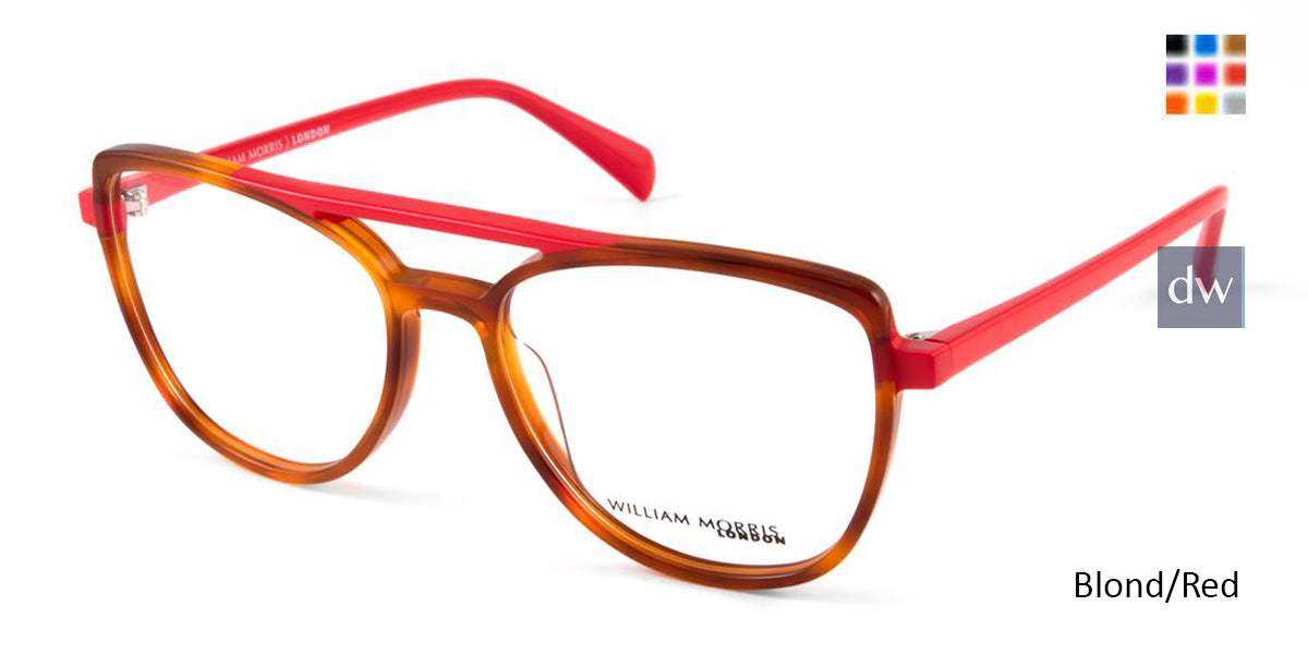 Blond/Red William Morris London WM50118 Eyeglasses.