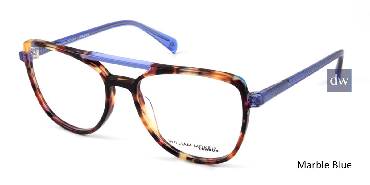 Marble Blue William Morris London WM50118 Eyeglasses.