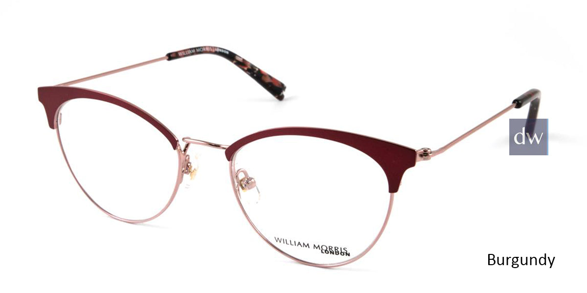 Burgundy William Morris London WM50120 Eyeglasses.