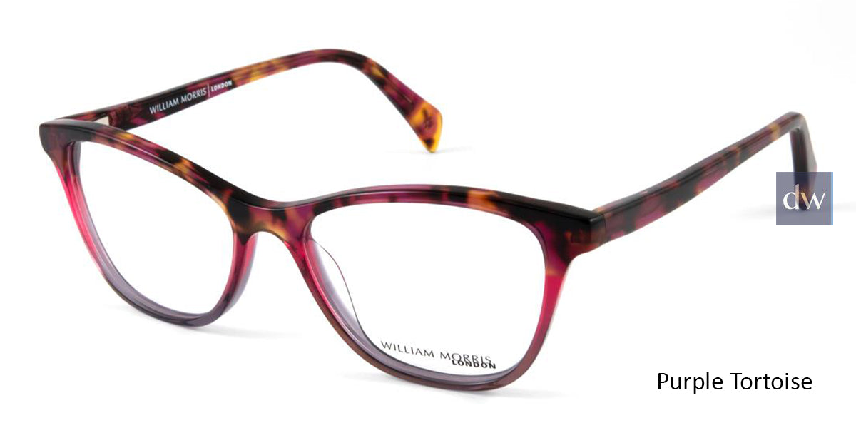 Purple Tortoise William Morris London WM50124 Eyeglasses.