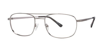 Light Gunmetal Elan Warden Eyeglasses.