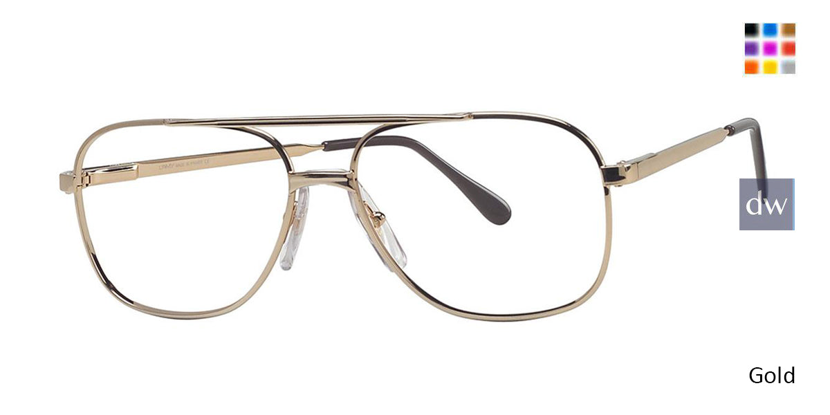 C021 Gold L'Amy Paris Westport Eyeglasses.
