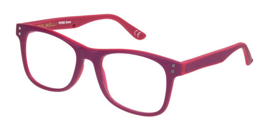 Wine/Magenta Polinelli P303 Eyeglasses