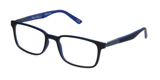 Black/Blue Polinelli P101 Eyeglasses