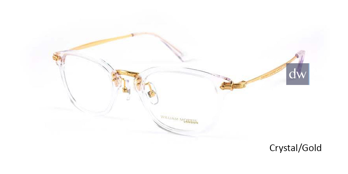 Crystal/Gold William Morris London WM50027 Eyeglasses - Teenager.